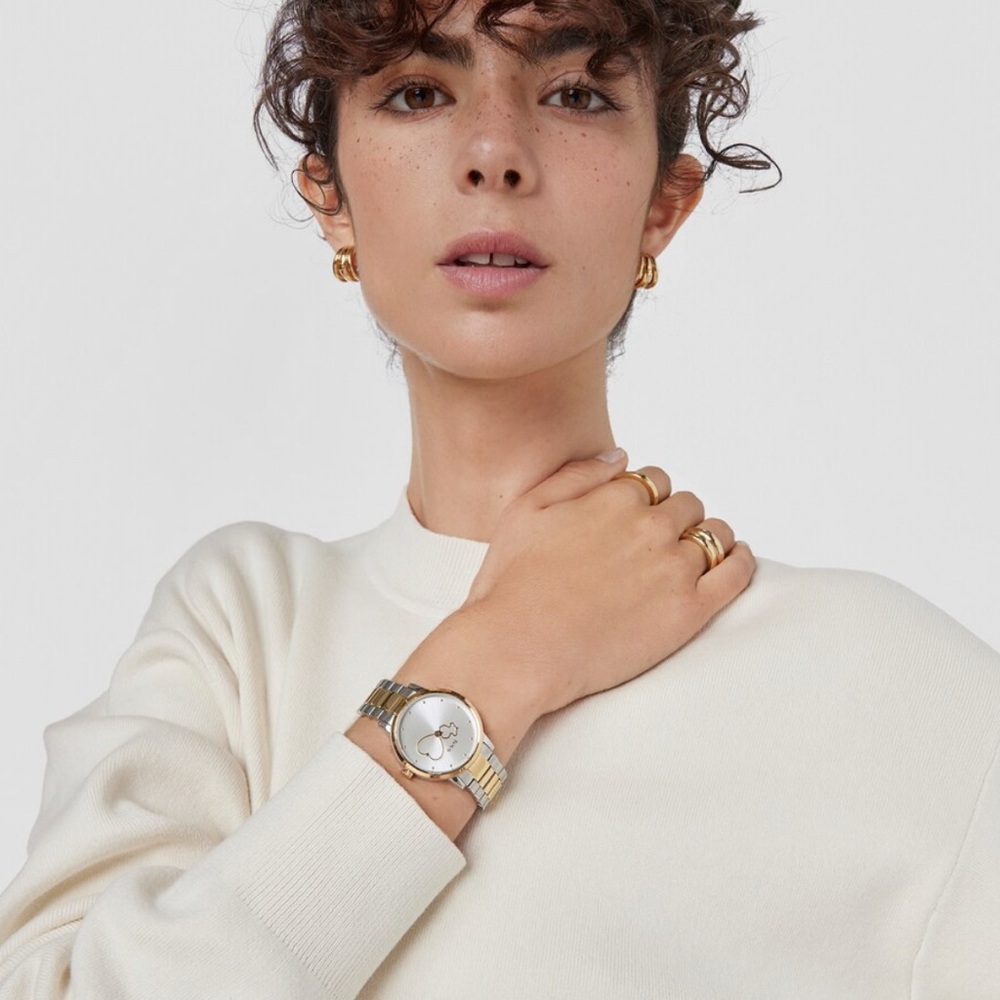 Tous Two-Tone Gold and Silver Bear Time Watch - Picture 4 of 5